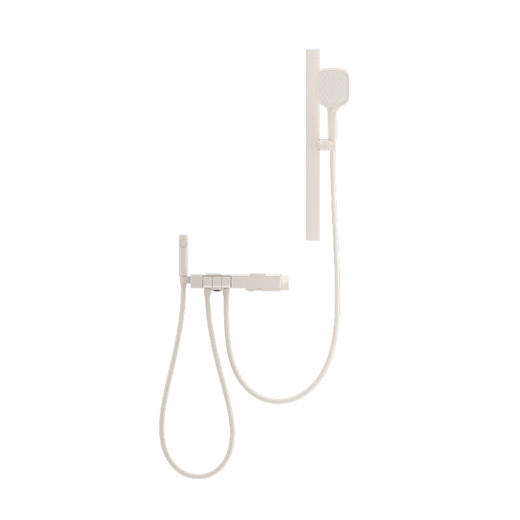 海尔（Haier）淋浴花洒套装多出水大置物平台钢琴按键防烫家用淋浴器 【智能数显+儿童花洒】奶白L505 /枪灰L505 海尔售后免费安装 商品图6