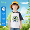 迪士尼25新款夏季女童轻薄透气冰感短袖卡通小熊印花凉感运动休闲T恤* 商品缩略图0