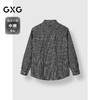 GXG男装 灰黑色小香风通勤衬衫外套24冬季热卖G24X034054 商品缩略图1