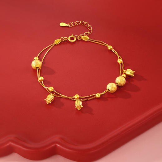 周六福S925银铃兰花手链ZLFD072053★ 商品图3