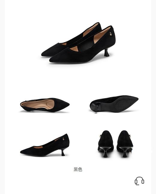 千百度CºBANNER2025新款高跟鞋A25185601 商品图3