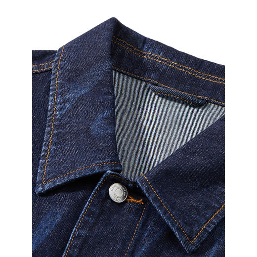 GXG男装   秋季热卖GXG牛仔夹克男潮流宽松牛仔外套休闲夹克男 商品图2