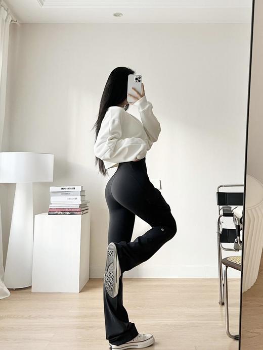 Lululemon/露露Everlux女士运动高腰工装口袋微喇裤（SS） 商品图1