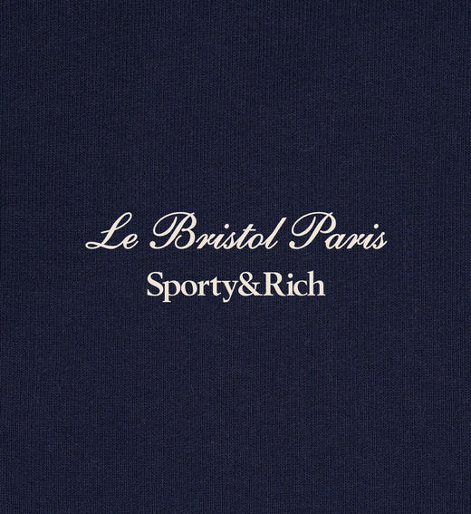 Sporty & Rich - Faubourg Disco Short - Navy/Cream - 女装 - 短裤 - 深蓝色/奶油色 商品图2