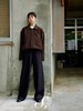 shyshystill/shy202412007/环保麂皮绒金属扣短巧宽松分割夹克 商品缩略图1