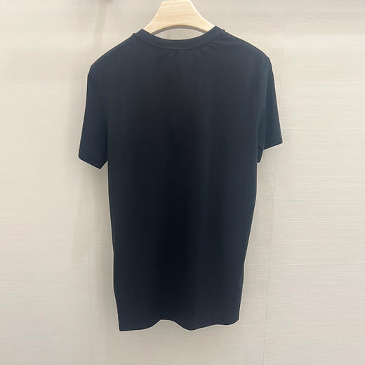 KITON 男士字母徽标圆领短袖T恤 黑色 UNWM013K0229F02005 商品图1