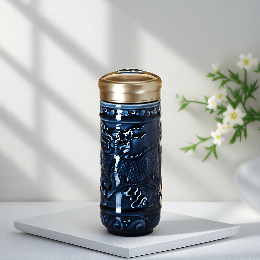 【超值体验】麒麟献瑞随身杯 双层330ml