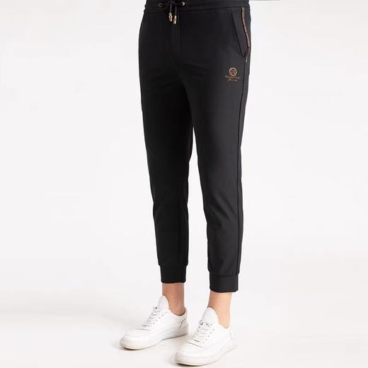 玛路男装MAURO春夏耐磨柔滑耐皱/丝线绣花休闲针织裤MK152002 商品图2