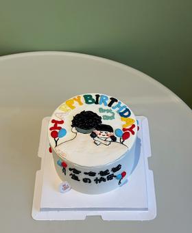 爸爸父爱款/奶爸生日/Best Dad蛋糕（女孩版）