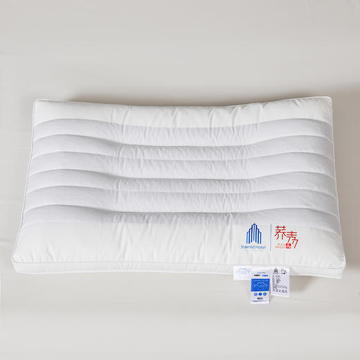 自然醒全棉酒店荞麦枕头枕芯助睡眠护颈椎专用五星酒店家用套装一对成人男定型XK 商品图8
