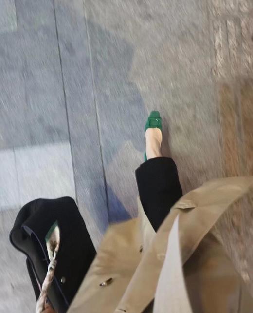 RV新款方扣高跟鞋，进口胎牛皮更显高级（JS） 商品图5