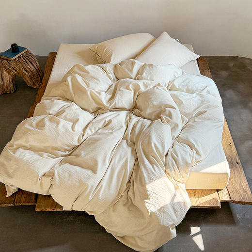 多喜爱 A类提花全棉水洗套件 四件套（浅灰、米白、卡其、星河、麻白） 商品图7