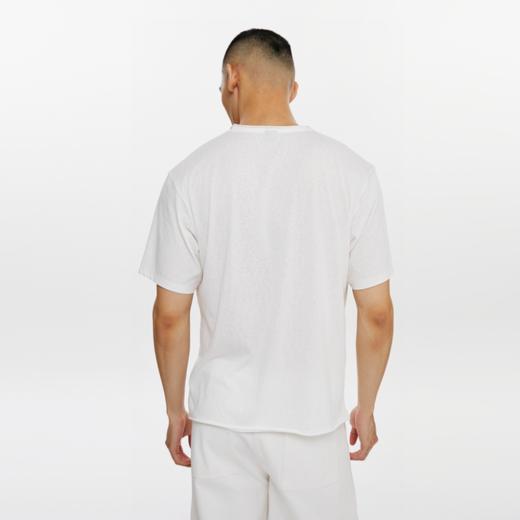 oneup散边圆领宽松云朵纱短袖 商品图3