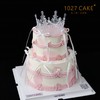 1027CAKE | 双层  水晶皇冠  丝带 商品缩略图2