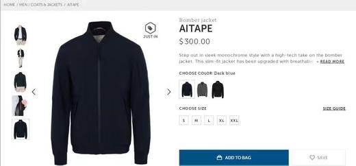 意大利 N@PAPIJRI 春季三防商务休闲薄款夹克 特惠 Z-15113 商品图9