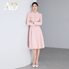 AD秋冬羊毛呢子连衣裙女时尚通勤加厚职业裙子气质粉色名媛西装裙 商品缩略图0