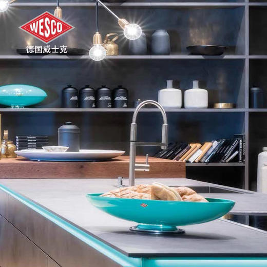 wesco威士克爱礼盘欧式五金果盘果篮收纳整理盒储物箱 商品图0