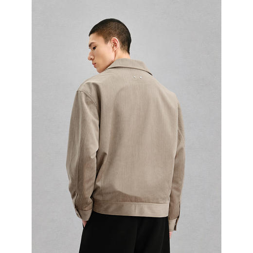 GXG男装 休闲工装仿麂皮夹克外套男24年冬热卖G24X214095 商品图3