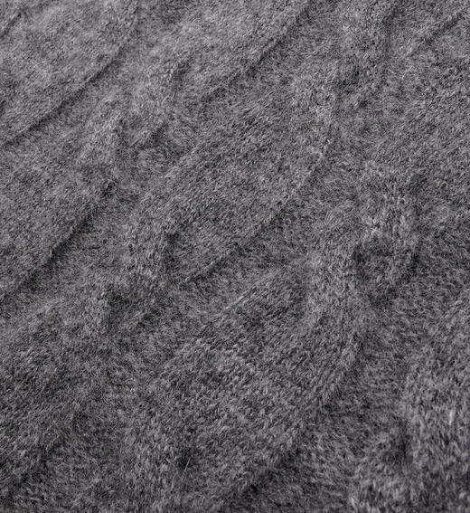 Sporty & Rich - Faubourg Crewneck - Heather Gray - 女装 - 圆领毛衣 - 石南灰 商品图3