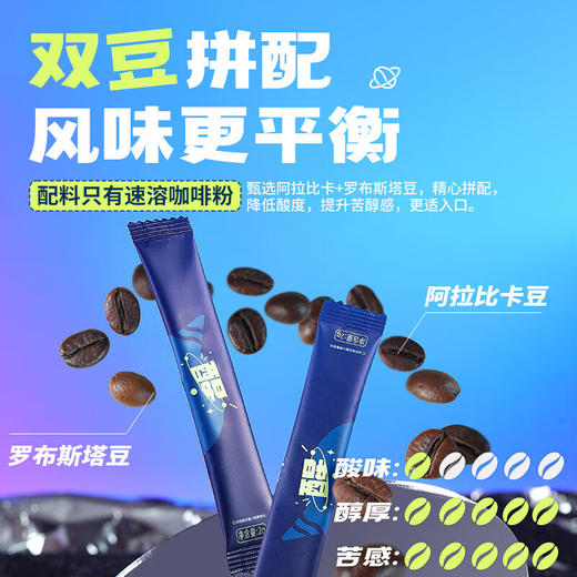 暴肌独角兽苏醒星球黑咖啡0蔗糖0脂肪低卡速溶美式运动健身燃减 商品图3