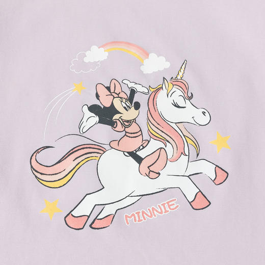 【米妮个性镂空袖T恤】迪士尼25夏季新款女童凉感短袖亲肤透气休闲上衣ZD2ES022* 商品图7