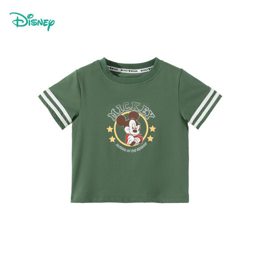 【米奇冰感T恤】迪士尼25夏季新款男童凉感短袖儿童运动休闲上衣透气T恤* 商品图9