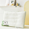 自然醒全棉熊猫亲子枕头低枕护颈椎助睡眠全棉儿童学生枕芯成人家用矮枕一对装护颈枕XK 商品缩略图10