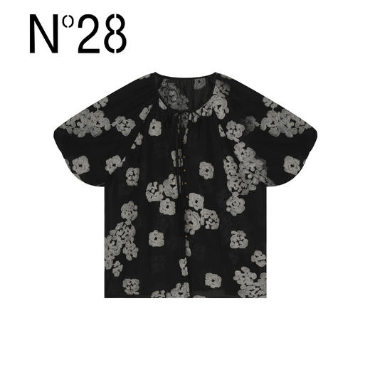 【破价】N°28 ‘绣花款’女装短袖上衣时尚气质小衫9A22S001 商品图1