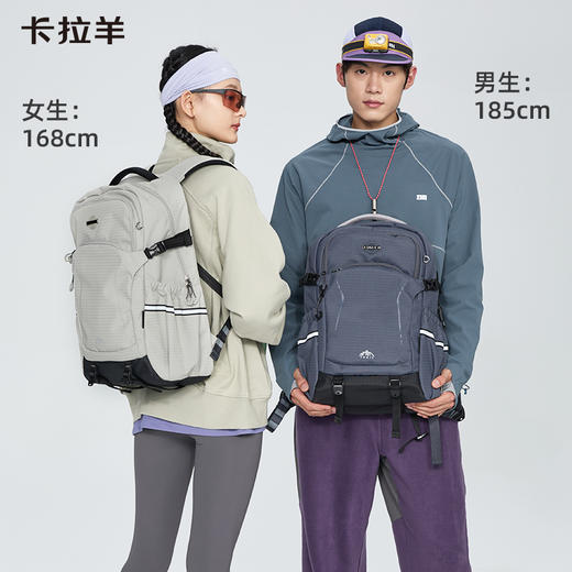 【考拉抱抱包】五维减负防下坠超轻防水通勤双肩包背包CX5528/L 商品图4