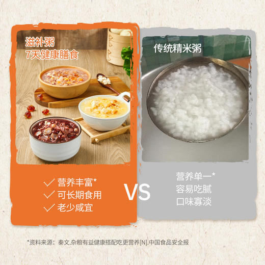 【药食同源，均衡滋补~】滋补杂粮粥礼盒 独立包装营养粥料滋补品 过年送长辈 一周健康打卡 解锁科学早餐新方式-QQ 商品图3