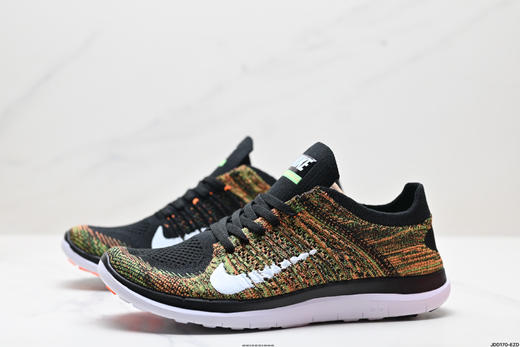 耐克Nike Free 4.0 Flyknit赤足轻量透气休闲运动跑步鞋631053-006男鞋 商品图3