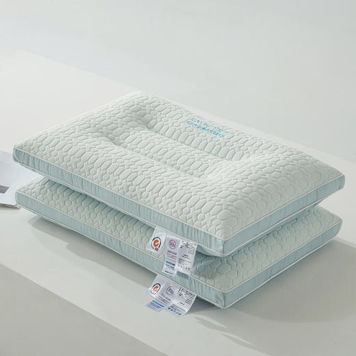 自然醒小冰皮凉感乳胶枕芯家用一对护颈椎枕助睡眠酒店学生宿舍夏凉枕头小整头男XK 商品图2