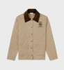 Sporty & Rich - Crest Seal 100Th Quilted Jacket - Beige - 女装 - 夹克 - 米色 商品缩略图0
