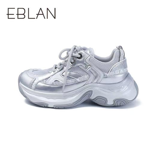 伊伴EBLAN女鞋 2025新款潮流老爹鞋B25150161 商品图1