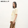 NEELLY纳俪商场同款夏季新款趣味舒适T恤女字母印花减龄纯棉上衣N25041T01014 商品缩略图0