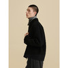 GXG男装 黑色含山羊绒通勤短款大衣 24冬热卖G24X064009 商品缩略图3