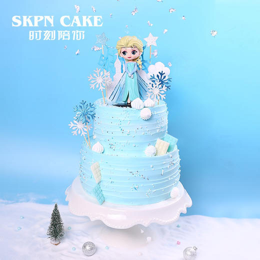冰雪女王生日蛋糕 商品图0