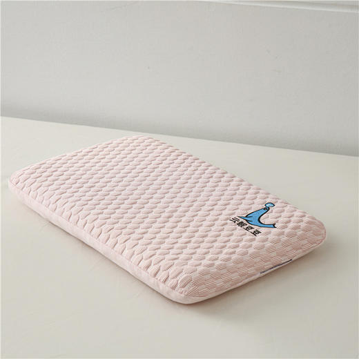 自然醒云眠凉感冰豆豆儿童乳胶面包枕夏季30x50宝宝幼儿园午睡专用小枕头护颈椎学生枕芯XK 商品图9