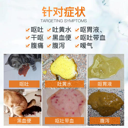 合宠西咪替丁猫狗吐黄水白沫止吐药肠胃炎呕吐拉稀干呕胃溃疡吐血 商品图2