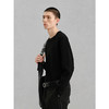 GXG男装 黑色圆领基础线衫通勤男毛衣 24年冬G24X204043 商品缩略图2
