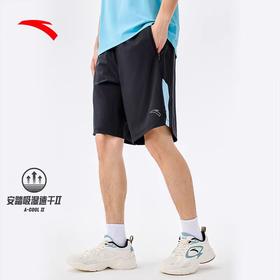 【M/L/XL/3XL断码】安踏运动短裤男夏季梭织薄透气速干宽松跑步休闲五分裤152435514【库存有限，如无货将做退款，介意慎拍！】