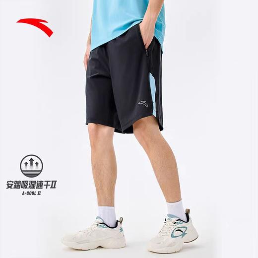 【M/L/XL/3XL断码】安踏运动短裤男夏季梭织薄透气速干宽松跑步休闲五分裤152435514【库存有限，如无货将做退款，介意慎拍！】 商品图0