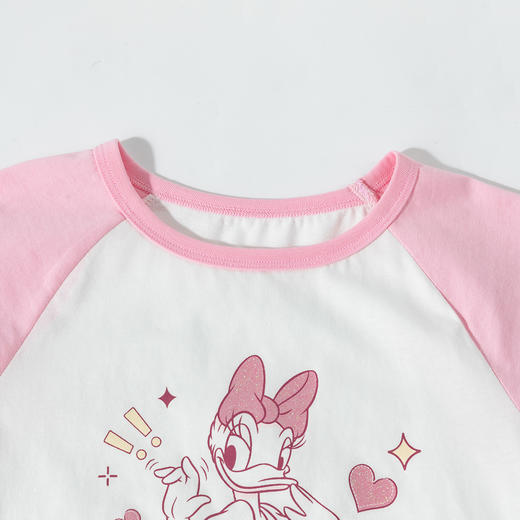 迪士尼宝宝（Disney Baby）女童短袖T恤上衣时尚休闲百搭透气卡通短袖夏季新款ZD2ES007* 商品图13