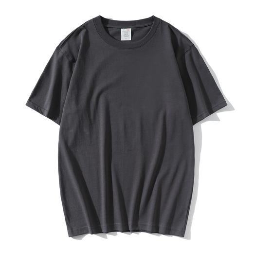 【DQ】大依优型大码男装260g重磅纯棉短袖T恤男宽松百搭双纱平纹圆领短袖夏季新品半袖上衣 商品图5