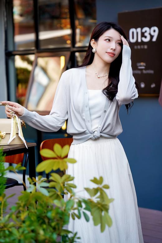 S1臣禾	【藏肉花苞裙】松紧腰灯笼半身裙	JZ251030115 商品图5