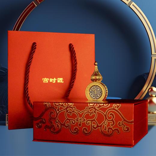 金禧时运宫廷珐琅文创表 | 五大工艺，象征福禄寿喜财 商品图1