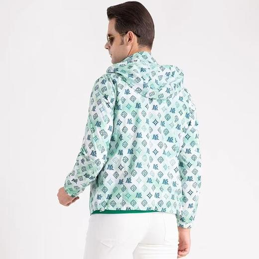 玛路男装MAURO春夏聚酯纤维耐磨抗皱/时尚可脱连帽茄克MK162312 商品图2