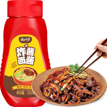 云山半 炸酱面酱 韩式风味酱 甜面酱拌面拌饭酱 烤鸭蘸酱 350g /粮油调味 /调味品 /西式酱料 商品图1