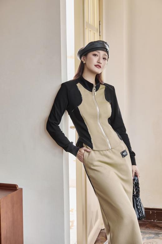 LNNNS 撞色外套半裙休闲套装 19515 商品图3