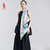 SAINTJOY/上久楷真丝方巾 印花真丝方巾 欢乐颂FJS24027 商品缩略图5